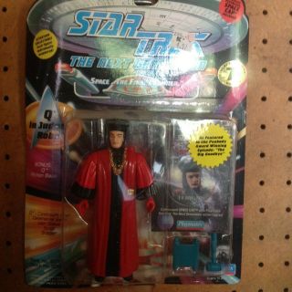 1994 Playmates Star Trek The Next Generation Q In Judges Robe Figure Space Cap