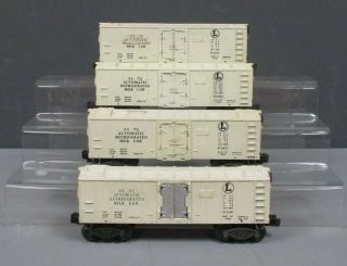 Lionel 3472 Operating Milk Car with Platform & 3462 Operating Milk Car [4]/Box 4