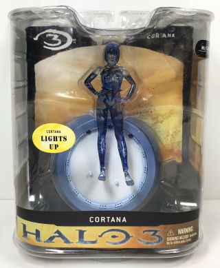 Mcfarlane Toys Halo 3 - Series 1 - Cortana 4.  5” Action Figure Lights Up W/ Base