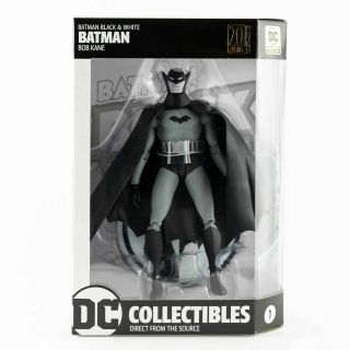 Batman 1 Dc Comics Collectibles Black & White Bob Kane Action Figure Nib