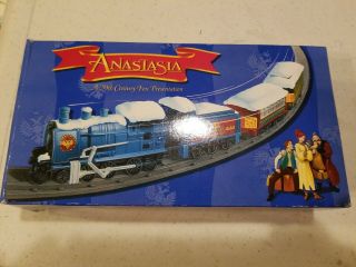 Anastasia Mini Train Set 20th Century Fox 1997 Battery Operated 10 Piece Set Cib