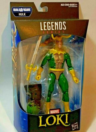 Marvel Legends Avengers Endgame Wave 4 Loki 6in Figure Baf Hulk