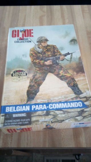 Hasbro G.  I.  Joe Action Figure Belgian Para - Commando
