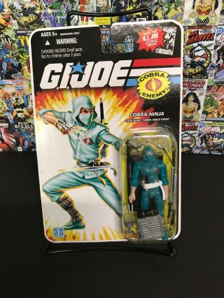 G I Gi Joe 25th Anniversary Cobra Infantry Ninja Viper Figure Moc