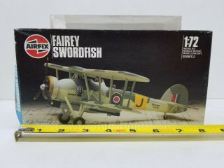 Airfix 1:72 Fairey Swordfish Fighter Model Plastic Vintage Kit 02071 Airplane