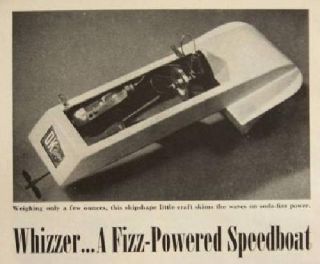 Toy Boat Co2 Powered 1948 Howto Build Plans 3 Point Hull Ventnor Fizz Hydroplane