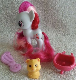 G4 Fim My Little Pony Plumsweet W/pet And Accessories.