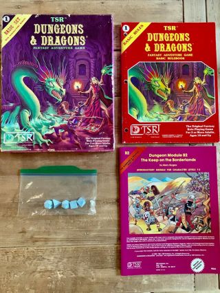 Dungeons & Dragons 1980 Game Basic Set