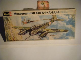 Classic 1977 Revell 1/72sc Ww Ii Ger.  Messerschmitt Me.  410 A - 1/u - 4 Fighter Kit