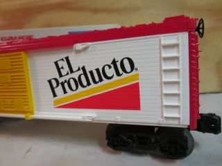 LIONEL TRAIN TOBACCO SERIES EL PRODUCTO CIGARS BILLBOARD BOX CAR 6 - 7711 4