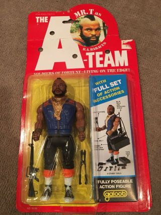 Vintage 1980’s The A - Team Carded Mr.  T (b.  A.  Baracus) Action Figure