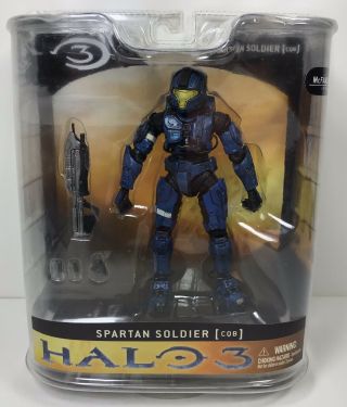 Mcfarlane Halo 3 - Series 1 - Spartan Soldier Cqb Blue Variant 5” Action Figure