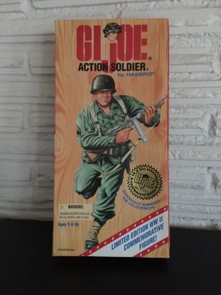 1995 Gi Joe Army Action Soldier Wwii 50th Anniversary 12 " Figure
