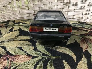 Maisto BMW 850i Special Edition 1990 Diecast Black Color 31805 4