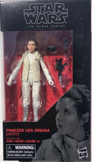 Star Wars Black Series 6 " Princess Leia Organa Hoth Action Figure 75
