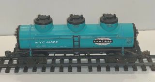 Aristocraft " G " Scale York Central 3 Dome Tank Car W/roll - Ez Metal Wheels