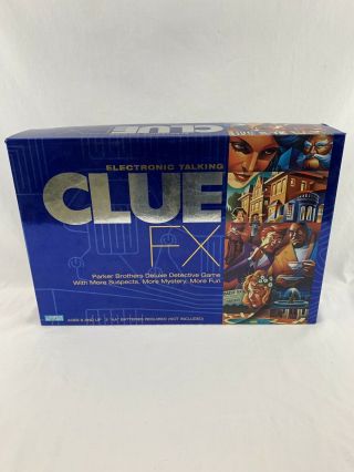 Clue Fx Electronic Talking Board Game - 2003,  100 Complete