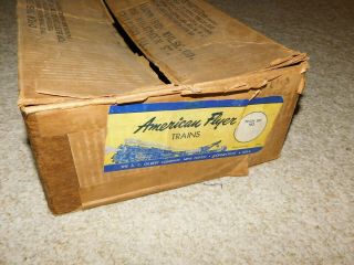 Vintage American Flyer Trains Box Only Set 9608