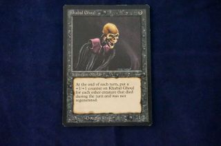 Khabal Ghoul Arabian Black Uncommon Old School Magic The Gathering Mtg Card