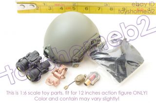 1:6 Scale Dam Toys 78063 Dea Srt Agent El Paso Combat Helmet