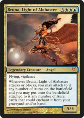 Mtg Bruna,  Light Of Alabaster Commander Deck Ex - Nm Magic The Gathering Edh Angel