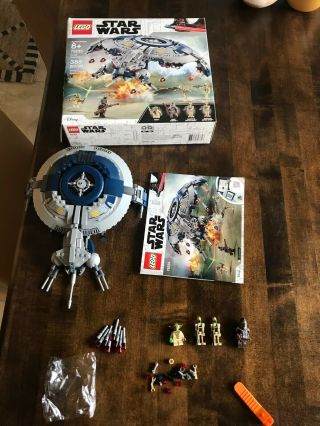 Lego Star Wars Droid Gunship (75223) - 100 Complete With All Figures And Box