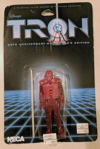 Neca Tron Warrior Action Figure 20th Anniversary Collectors Edition Nib Cz