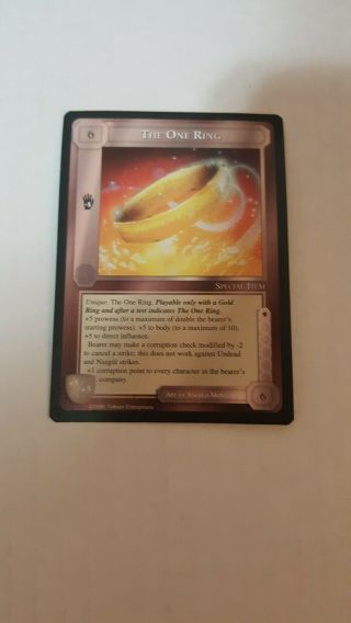 Meccg Middle - Earth The One Ring The Wizards Limited Black Border Nm