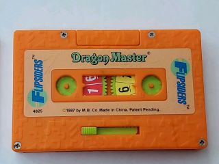 Flipsiders Dragon Master Milton Bradley Travel Fantasy Board Game 1987 2
