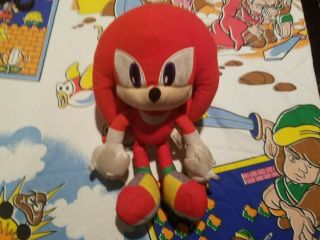 Rare Toy Factory Sonic The Hedgehog Knuckles Plush Toy Doll Sega