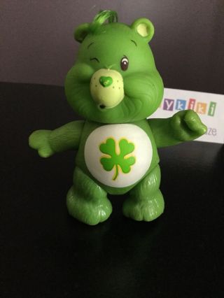 Vintage 1983 Care Bear Good Luck Bear Jointed Poseable Figure