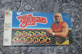 1985 Milton Bradley Wrestling Superstars Game Wwf Hulk Hogan Wwe