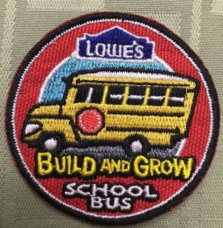 Lowes Build And Grow School Bus Patch Kids Arts And Craft