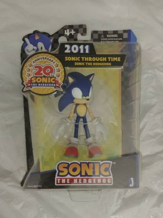 Sonic The Hedgehog 20th Anniversary Through Time 2011 5 Inch Action Figure
