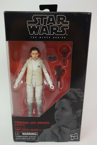 Star Wars Black Series 6 " Princess Leia Organa (hoth) Action Figure 75