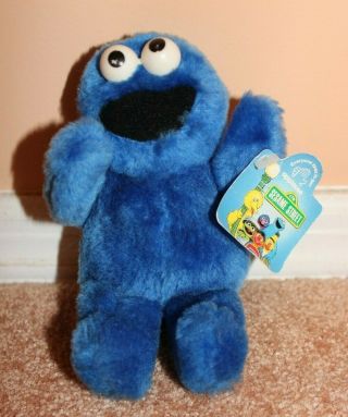 Cookie Monster Plush Stuffed Animal Sesame Street Applause 6 Inch With Tag