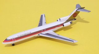 Gemini Jets Select 1:400 Continental 727 - 200 Red Meatball N88710