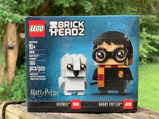 Lego 41615 Harry Potter Hedwig Brickheadz Box Retired Htf