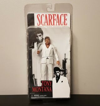 Neca Scarface Tony Montana Al Pacino White Suit Figure