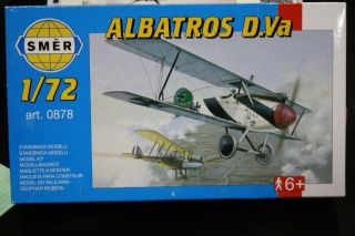 1/72 Smer Albatros D.  Va German Wwi Fighter Detail Model