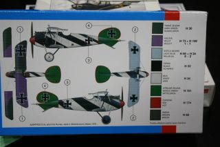 1/72 Smer ALBATROS D.  VA German WWI Fighter detail model 2