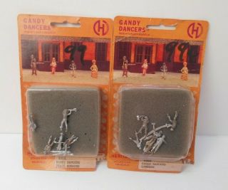 Heritage Models Gandy Dancers Ho 2 Packs Of Metal Figures 8502 8505