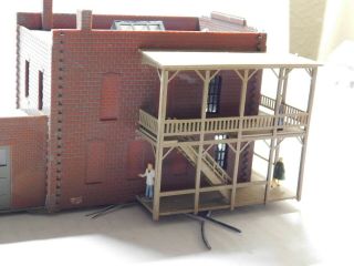 HO Scale 1:87 - Factory Industrial Building Structure for Model Train Layout 4