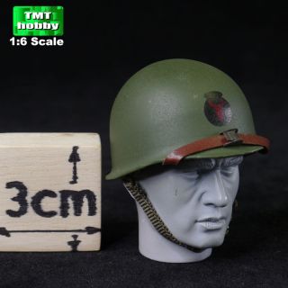 1:6 Scale Soldier Story Wwii Us Infantry Henry Ss059 - Metal Helmet