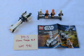 7913 Lego Star Wars Clone Trooper Battle Pack Arf Trooper Bomb Squad Set