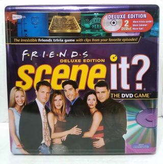 Friends Scene It Deluxe Edition Complete Board Game In Tin Box