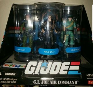 Gi Joe 2008 Air Command Tru Exclusive 25th Anniversary 30th Mib Officers Poc Ace