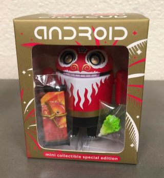 Android Dancing Lion Andrew Bell Mini Collectible Special Edition 3 " 2013 -