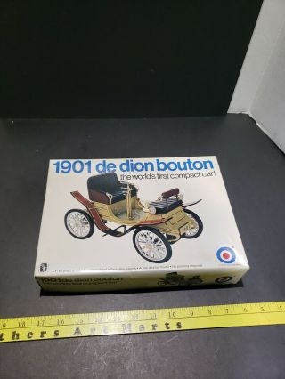 Entex 1/16 Scale 1901 De Dion Bouton Worlds 1st Compact Car Model Kit