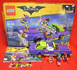 Lego Batman Movie 70906 The Joker Notorious Lowrider Complete W/box 3 Minifigure